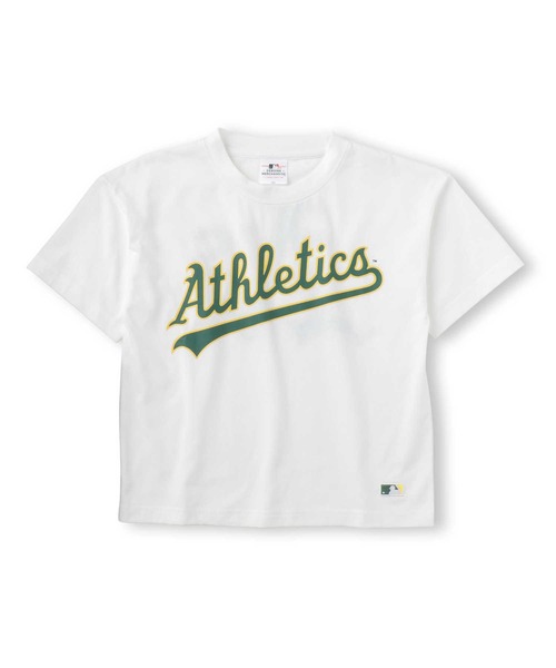 MLBチームロゴ Tシャツ ホワイト MLB tシャツ MLB/メジャーリーグベースボール チームロゴ ワン