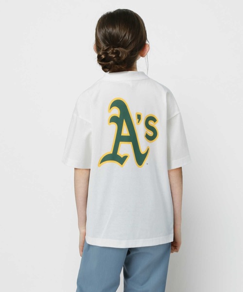 MLBチームロゴ Tシャツ ホワイト MLB（メジャーリーグベースボール）の「【MLB】チームロゴT