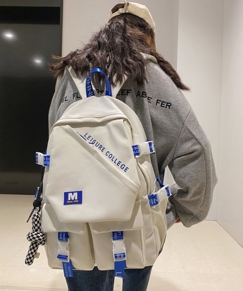 mushwear(マッシュウェア)の「Mリュック2(バックパック/リュック・メンズ・ブラック/グリーン/ホワイト・FREE)」の2枚目の写真