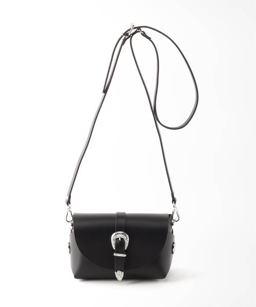 VICE VERSA（バイスバース）の「【VICE VERSA/バイス ベルサ】 ウエスタンバックルレザーポシェット（ショルダーバッグ・レディース・ブラック・FREE）」の13枚目の写真