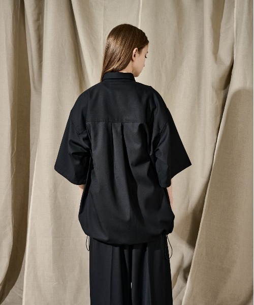 WETTEMPT(ウィテンプト)の「BALLOON WORK SHIRT /バルーンワークシャツ(シャツ/ブラウス・メンズ・ネイビー/ブラック/ダークブラウン・SMALL/MEDIUM/LARGE)」の5枚目の写真