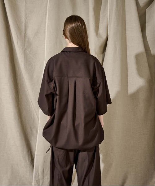 WETTEMPT(ウィテンプト)の「BALLOON WORK SHIRT /バルーンワークシャツ(シャツ/ブラウス・メンズ・ネイビー/ブラック/ダークブラウン・SMALL/MEDIUM/LARGE)」の10枚目の写真