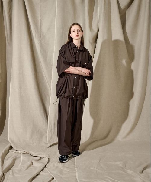 WETTEMPT(ウィテンプト)の「BALLOON WORK SHIRT /バルーンワークシャツ(シャツ/ブラウス・メンズ・ネイビー/ブラック/ダークブラウン・SMALL/MEDIUM/LARGE)」の11枚目の写真