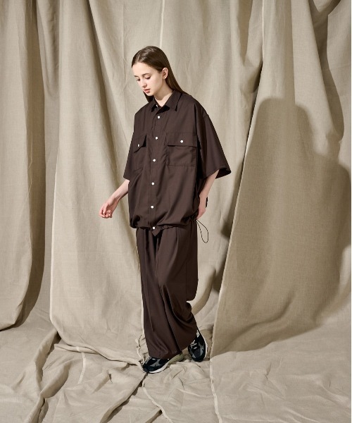 WETTEMPT(ウィテンプト)の「BALLOON WORK SHIRT /バルーンワークシャツ(シャツ/ブラウス・メンズ・ネイビー/ブラック/ダークブラウン・SMALL/MEDIUM/LARGE)」の12枚目の写真