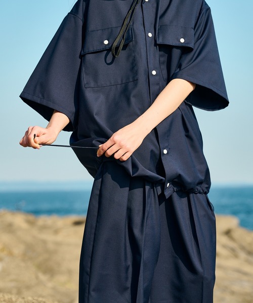 WETTEMPT(ウィテンプト)の「BALLOON WORK SHIRT /バルーンワークシャツ(シャツ/ブラウス・メンズ・ネイビー/ブラック/ダークブラウン・SMALL/MEDIUM/LARGE)」の21枚目の写真