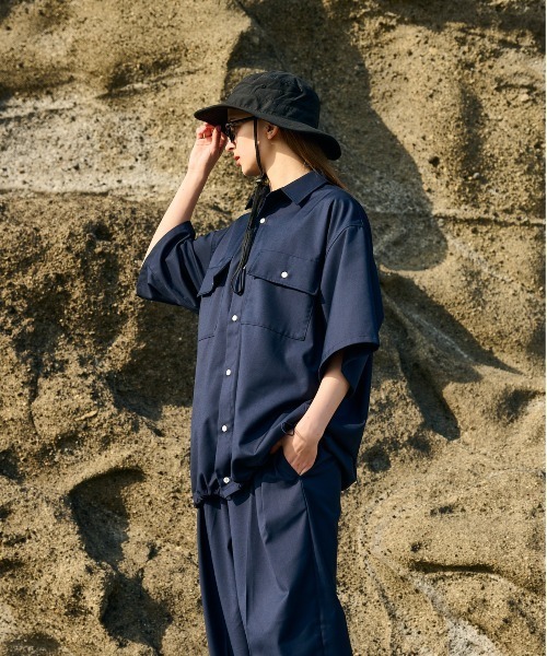 WETTEMPT(ウィテンプト)の「BALLOON WORK SHIRT /バルーンワークシャツ(シャツ/ブラウス・メンズ・ネイビー/ブラック/ダークブラウン・SMALL/MEDIUM/LARGE)」の20枚目の写真