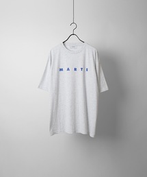 イラストバックプリント / ワンポイント刺繍ロゴ ビッグシルエット半袖Tシャツ カットソー ユニセックス【Confirm】