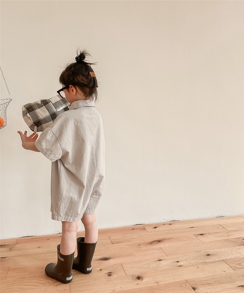 aimoha（アイモハ）の「【aimoha-KIDS-】子供服 宇宙刺繍オールインワン (SS)（つなぎ/オールインワン・キッズ・ブルー/グレー・80/90/100/110/120/130）」の16枚目の写真