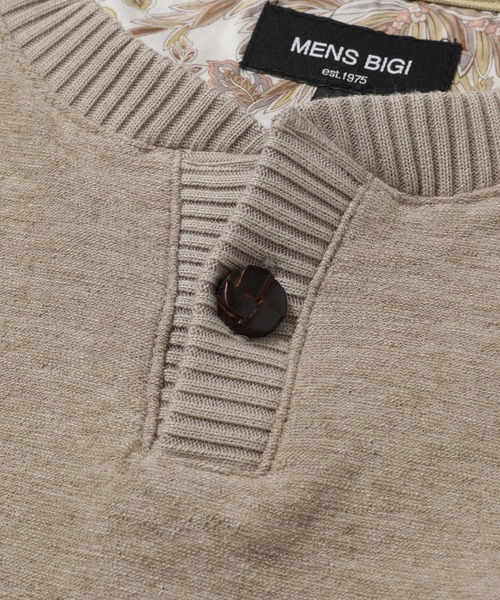 MEN'S BIGI（メンズビギ）の「ヴィンテージミニパイルスキッパーカットソー（Tシャツ/カットソー・メンズ・ブルー/ベージュ/マスタード・01/02/03）」の9枚目の写真