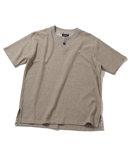 MEN'S BIGI（メンズビギ）の「ヴィンテージミニパイルスキッパーカットソー（Tシャツ/カットソー・メンズ・ブルー/ベージュ/マスタード・01/02/03）」の5枚目の写真
