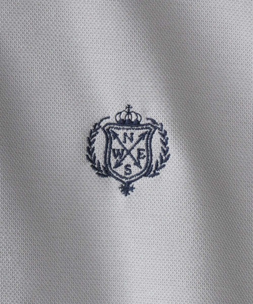 SITRY(シトリー)の「Big silhouette one point stitch polo shirt / ビッグシルエット ワンポイント 刺繍 半袖 ポロシャツ(ポロシャツ・メンズ・ブラック/グレー/オフホワイト・M/L)」の8枚目の写真