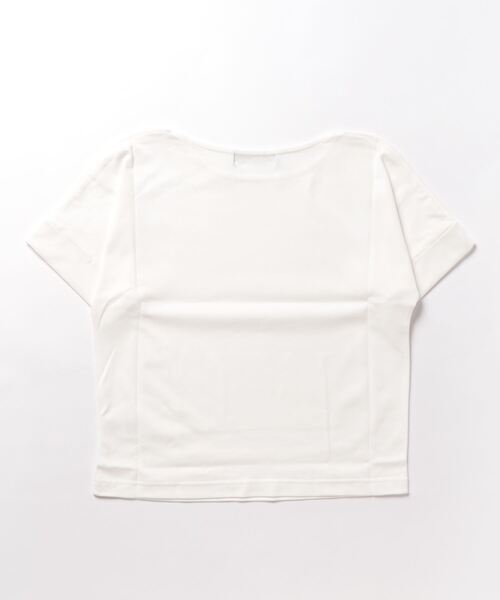 Brahmin(ブラーミン)の「【BRAHMIN】ボートネックカットソー(Tシャツ/カットソー・レディース・オフホワイト/チャコール/グリーン・2)」の4枚目の写真