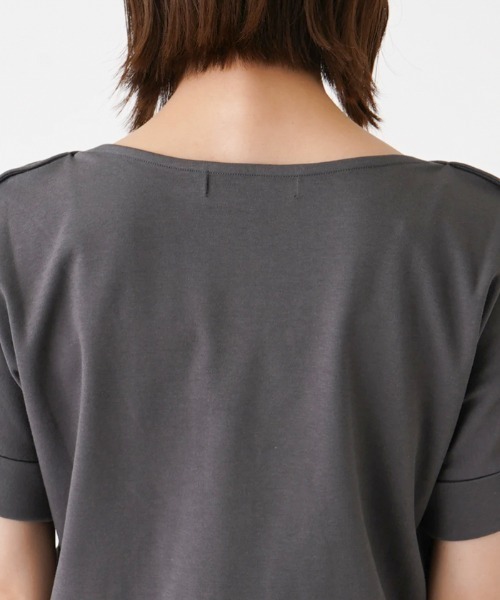 Brahmin(ブラーミン)の「【BRAHMIN】ボートネックカットソー(Tシャツ/カットソー・レディース・オフホワイト/チャコール/グリーン・2)」の15枚目の写真