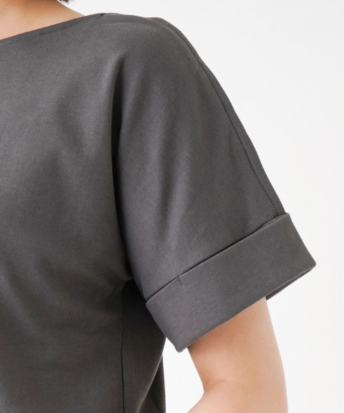 Brahmin(ブラーミン)の「【BRAHMIN】ボートネックカットソー(Tシャツ/カットソー・レディース・オフホワイト/チャコール/グリーン・2)」の16枚目の写真