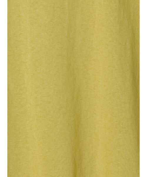Samansa Mos2(サマンサ モスモス)の「【USAコットン】ノースリーブカットソー(Tシャツ/カットソー・レディース・イエロー/ミント/パープル/キャメル/ブラック/オフホワイト・F)」の13枚目の写真