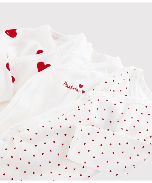 PETIT BATEAU（プチバトー）の「プリント長袖あわせボディ３枚組（肌着・キッズ・その他・3MONTH/12MONTH/NewBorn/6MONTH）」の3枚目の写真