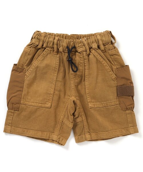 BREEZE(ブリーズ)の「バモスハーフパンツ_5分丈(その他パンツ・キッズ・その他10/ベージュ/ブルー・110/80/100/120/90/140/130)」の2枚目の写真