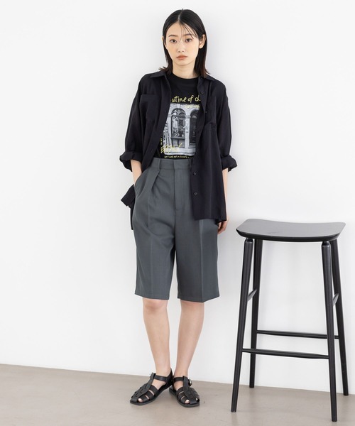 LAKOLE（ラコレ）の「フォトレタリングスリーブレスT / 963219（Tシャツ/カットソー・レディース・ブラック/グレー/ホワイト系5/ホワイト系6・SMALL/MEDIUM）」の8枚目の写真