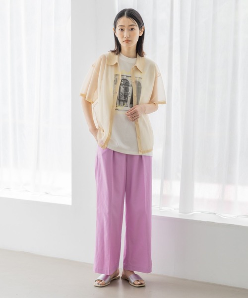 LAKOLE（ラコレ）の「フォトレタリングスリーブレスT / 963219（Tシャツ/カットソー・レディース・ブラック/グレー/ホワイト系5/ホワイト系6・SMALL/MEDIUM）」の11枚目の写真