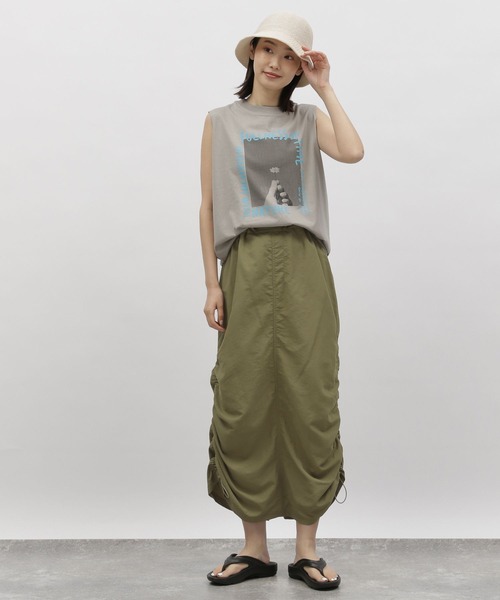 LAKOLE（ラコレ）の「フォトレタリングスリーブレスT / 963219（Tシャツ/カットソー・レディース・ブラック/グレー/ホワイト系5/ホワイト系6・SMALL/MEDIUM）」の13枚目の写真