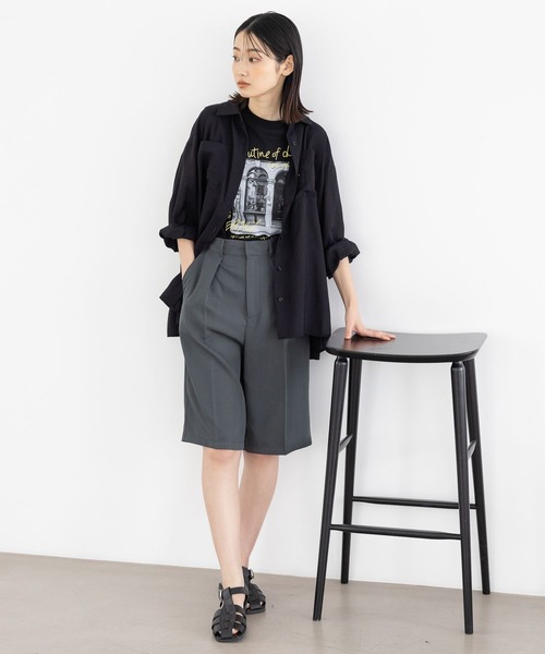 LAKOLE（ラコレ）の「フォトレタリングスリーブレスT / 963219（Tシャツ/カットソー・レディース・ブラック/グレー/ホワイト系5/ホワイト系6・SMALL/MEDIUM）」の5枚目の写真