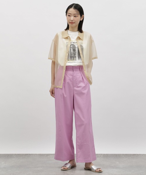 LAKOLE（ラコレ）の「フォトレタリングスリーブレスT / 963219（Tシャツ/カットソー・レディース・ブラック/グレー/ホワイト系5/ホワイト系6・SMALL/MEDIUM）」の12枚目の写真