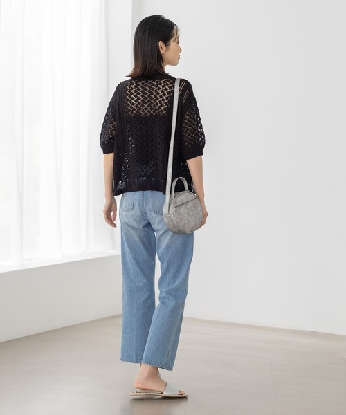 LAKOLE（ラコレ）の「サークルショルダーバッグ / 963000（ショルダーバッグ・レディース・ブラック/アイボリー/シルバー・FREE）」の5枚目の写真