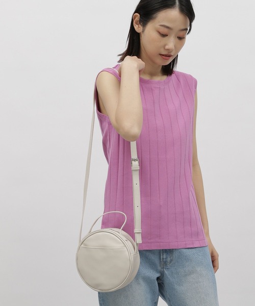 LAKOLE（ラコレ）の「サークルショルダーバッグ / 963000（ショルダーバッグ・レディース・ブラック/アイボリー/シルバー・FREE）」の20枚目の写真