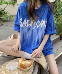 ストリートモードセンターロゴTシャツ