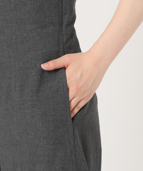 Spick & Span(スピックアンドスパン)の「ハイツイストクロスベアコンビネゾン(サロペット/オーバーオール・レディース・チャコールグレー・38/36)」の18枚目の写真