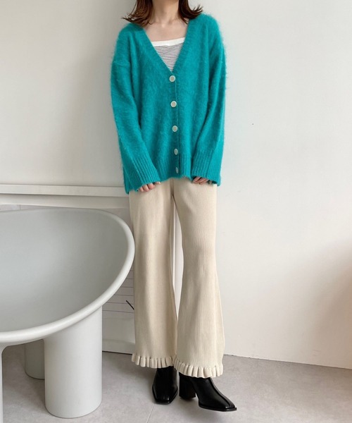 LOWRYS FARM(ローリーズファーム)の「スソフリルパンツ 967857(その他パンツ・レディース・パープル/シルバー/アイボリー/ブラック系その他/ブラック・FREE)」の15枚目の写真