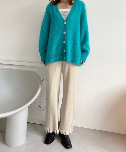 LOWRYS FARM(ローリーズファーム)の「スソフリルパンツ 967857(その他パンツ・レディース・パープル/シルバー/アイボリー/ブラック系その他/ブラック・FREE)」の6枚目の写真