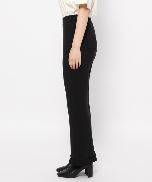 LOWRYS FARM(ローリーズファーム)の「スソフリルパンツ 967857(その他パンツ・レディース・パープル/シルバー/アイボリー/ブラック系その他/ブラック・FREE)」の10枚目の写真