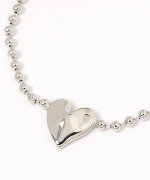 LOWRYS FARM（ローリーズファーム）の「ハートトップチョーカー  967886（ネックレス・レディース・シルバー/ゴールド・FREE）」の6枚目の写真