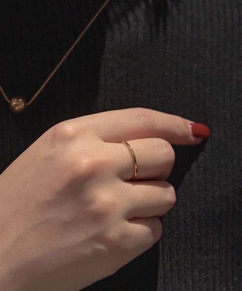 ebine(エビネ)の「1mm Zirconia Ring / 1石 金属アレルギー対応 サージカルステンレス(リング・レディース・ゴールド/ピンク/シルバー・4号/20号/18号/11号/1号/7号/2号/9号/16号/13号)」の20枚目の写真
