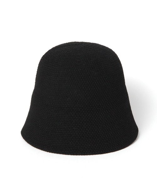 saloon（サルーン）の「SALOON(サルーン)/無地サーモバケットハット（ハット・レディース・アイボリー/ブラック・FREE）」の4枚目の写真