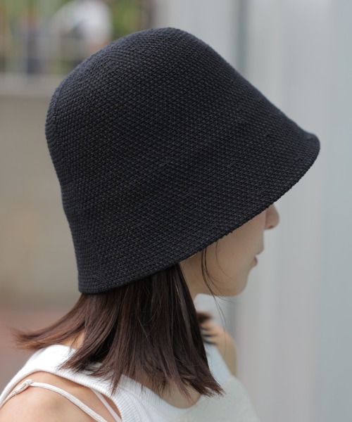 saloon（サルーン）の「SALOON(サルーン)/無地サーモバケットハット（ハット・レディース・アイボリー/ブラック・FREE）」の20枚目の写真