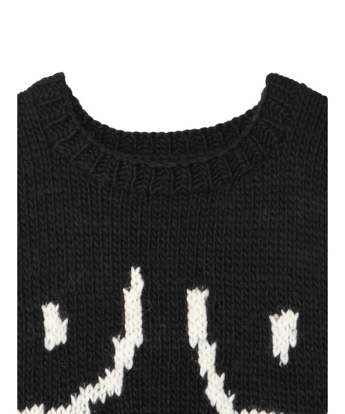 PAMEO POSE（パメオポーズ）の「Boobs Hand Sweater（ニット/セーター・レディース・ホワイト/ブラック/ブルー・FREE）」の20枚目の写真