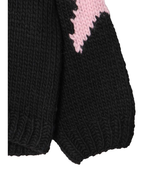 PAMEO POSE（パメオポーズ）の「Boobs Hand Sweater（ニット/セーター・レディース・ホワイト/ブラック/ブルー・FREE）」の6枚目の写真