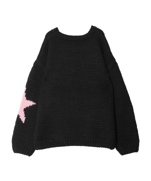 PAMEO POSE（パメオポーズ）の「Boobs Hand Sweater（ニット/セーター・レディース・ホワイト/ブラック/ブルー・FREE）」の17枚目の写真