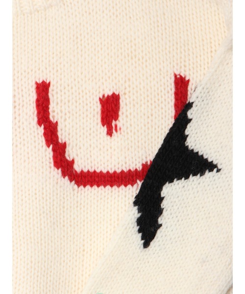 PAMEO POSE（パメオポーズ）の「Boobs Hand Sweater（ニット/セーター・レディース・ホワイト/ブラック/ブルー・FREE）」の9枚目の写真