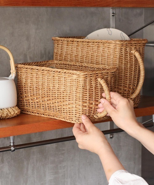 TIMELESS COMFORT（タイムレスコンフォート）の「UTILE(ユティル) 洗える キッチンストッカーL（キッチン収納・レディース・ナチュラル・ONE SIZE）」の8枚目の写真