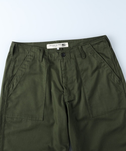 BACK NUMBER(バックナンバー)の「【BACK NUMBER】「THE WORLD CARGO」M-47モデル ベイカーパンツ(カーゴパンツ・メンズ・オリーブ・M/XL/L)」の8枚目の写真
