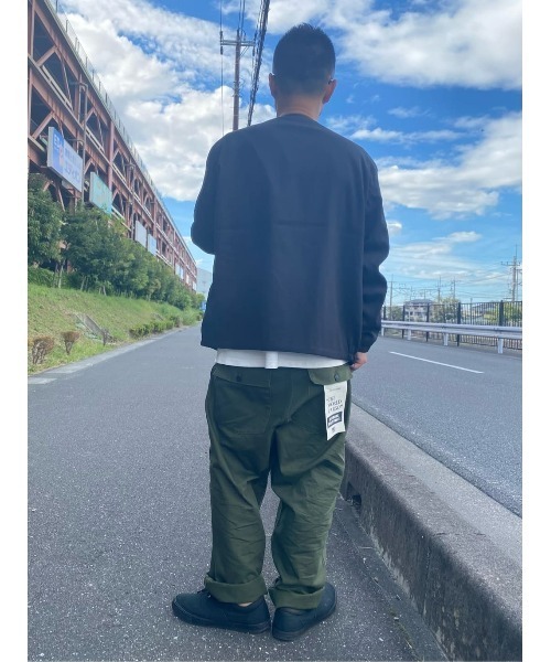 BACK NUMBER(バックナンバー)の「【BACK NUMBER】「THE WORLD CARGO」M-47モデル ベイカーパンツ(カーゴパンツ・メンズ・オリーブ・M/XL/L)」の18枚目の写真