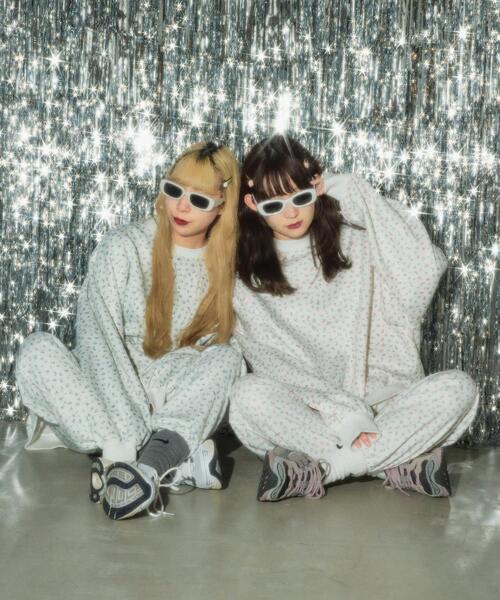 WC（ダブル シー）の「リトルフラワーパターンビッグスウェット（スウェット・レディース・パープル/ピンク・FREE）」の20枚目の写真