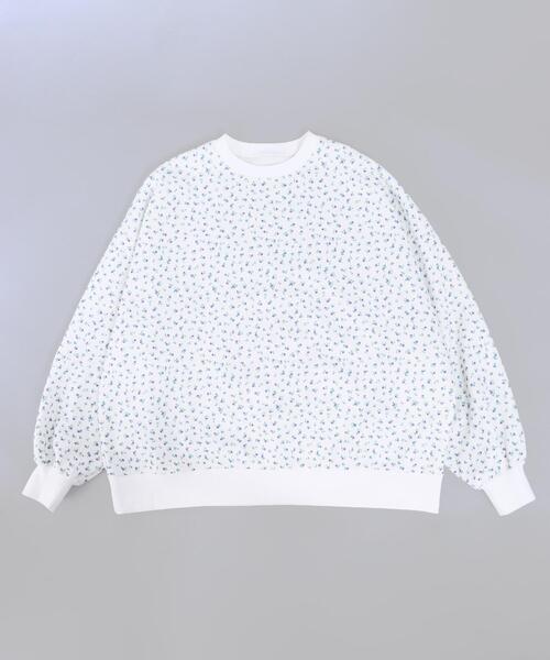 WC（ダブル シー）の「リトルフラワーパターンビッグスウェット（スウェット・レディース・パープル/ピンク・FREE）」の22枚目の写真