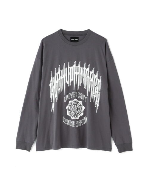 DANKE SCHON(ダンケシェーン)の「【WEB&DEPOT限定】DankeSchon/ダンケシェーン/SUBHUMAN LST/グラフィック ロンT(Tシャツ/カットソー・レディース・ブラック/グレー/ホワイト・L/M/S)」の12枚目の写真