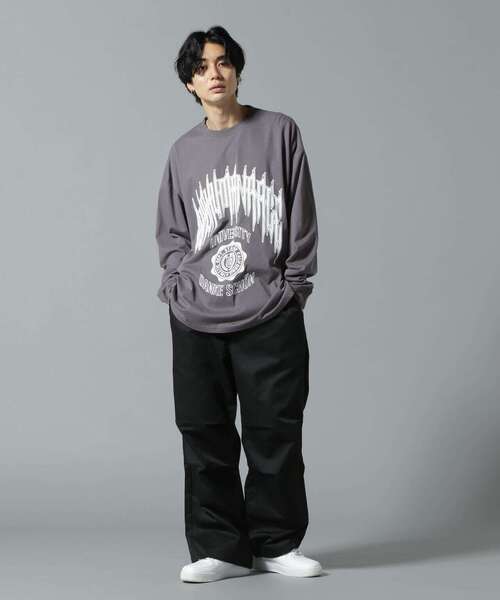 DANKE SCHON(ダンケシェーン)の「【WEB&DEPOT限定】DankeSchon/ダンケシェーン/SUBHUMAN LST/グラフィック ロンT(Tシャツ/カットソー・レディース・ブラック/グレー/ホワイト・L/M/S)」の11枚目の写真