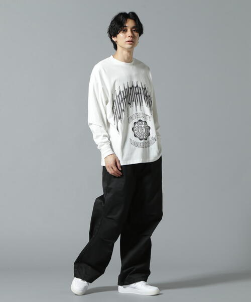 DANKE SCHON(ダンケシェーン)の「【WEB&DEPOT限定】DankeSchon/ダンケシェーン/SUBHUMAN LST/グラフィック ロンT(Tシャツ/カットソー・レディース・ブラック/グレー/ホワイト・L/M/S)」の7枚目の写真