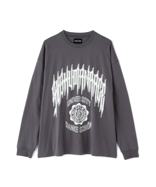 DANKE SCHON(ダンケシェーン)の「【WEB&DEPOT限定】DankeSchon/ダンケシェーン/SUBHUMAN LST/グラフィック ロンT(Tシャツ/カットソー・レディース・ブラック/グレー/ホワイト・L/M/S)」の3枚目の写真